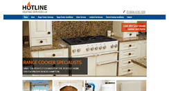 Desktop Screenshot of hotlineheatingservices.com