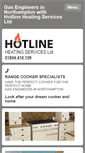Mobile Screenshot of hotlineheatingservices.com
